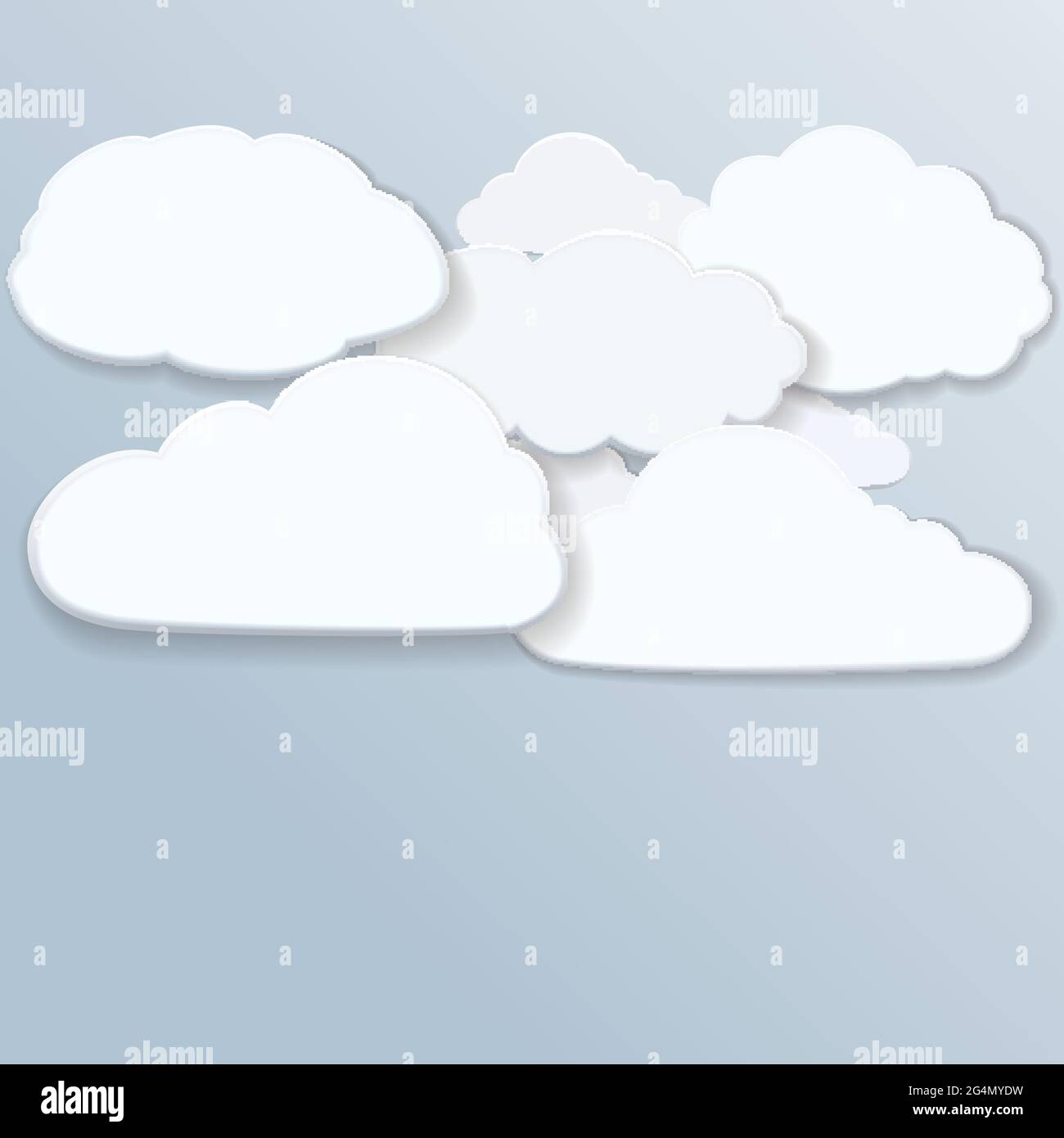 Clouds, design element, EPS10 - vector graphics Stock Vector Image ...