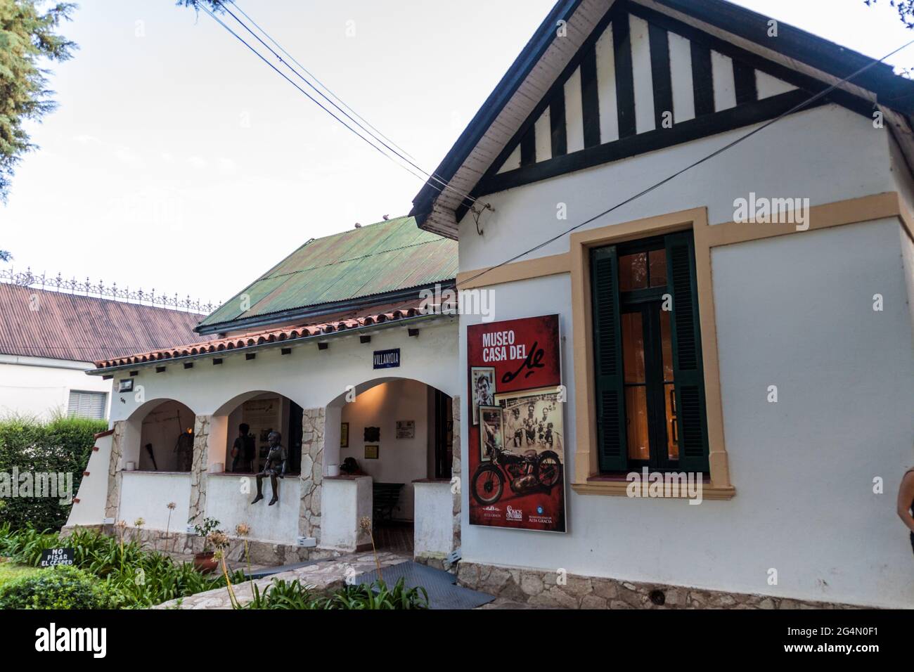 ALTA GRACIA, ARGENTINA - APRIL 3, 2015: Ernesto Che Guevara museum in Alta Gracia town, Argentina. Che Guevara lived in this house as a teenager. Stock Photo