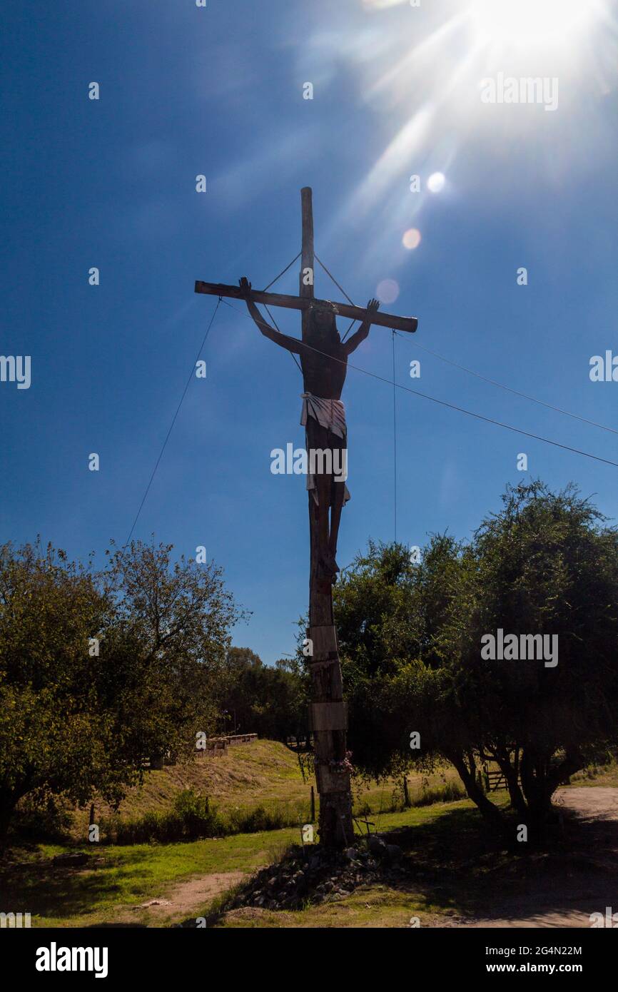 Jesus Christ statue in Jesus Maria town, Argentina Stock Photo Alamy