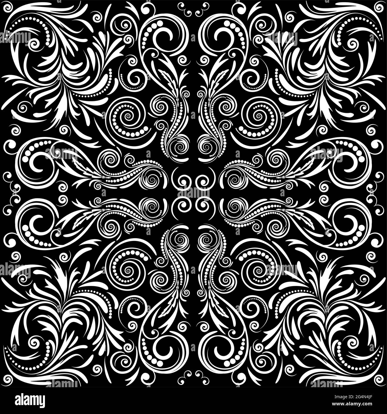 Abstract black and white seamless background, EPS8 - vector graphics ...