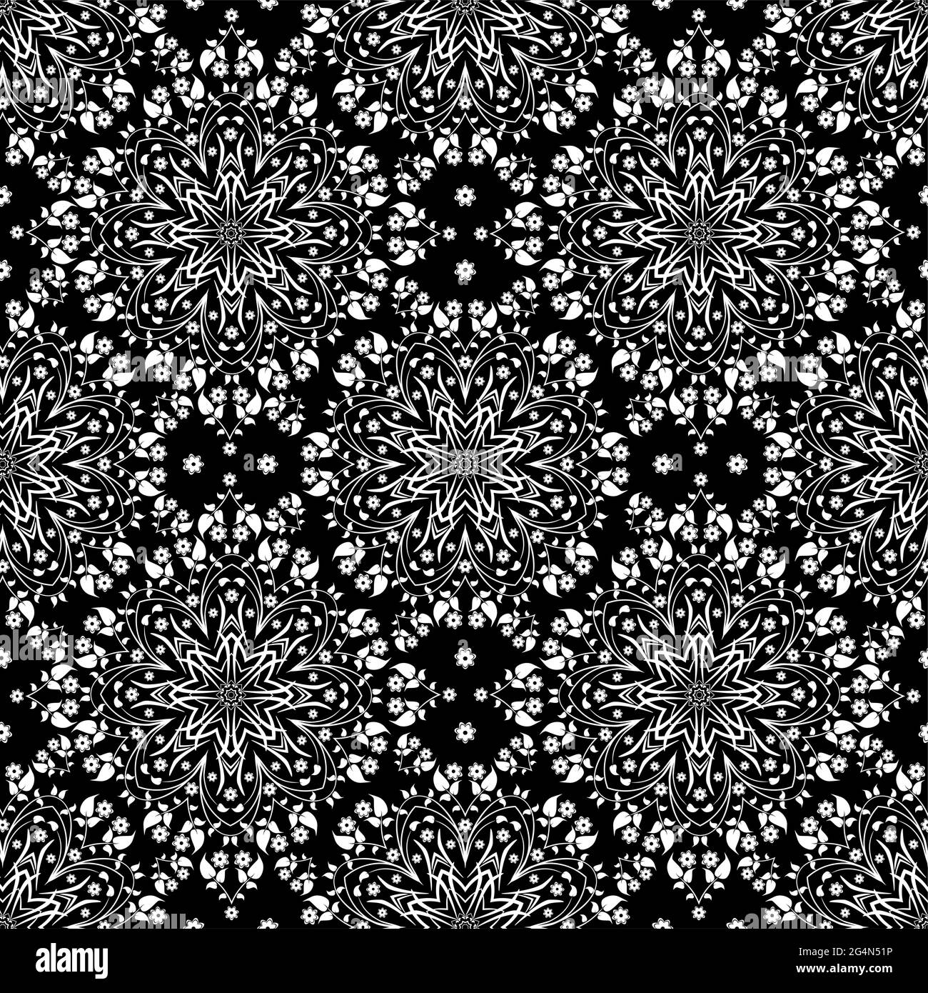 Abstract black and white seamless background, EPS8 - vector graphics ...