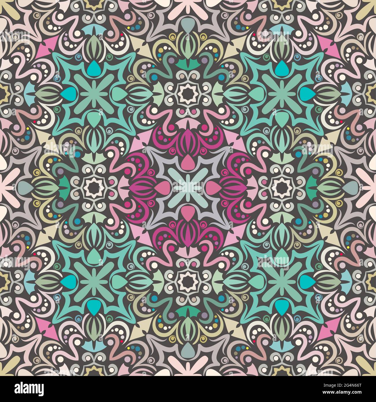 Elegant seamless ornament style Persian, EPS8 - vector graphics Stock ...