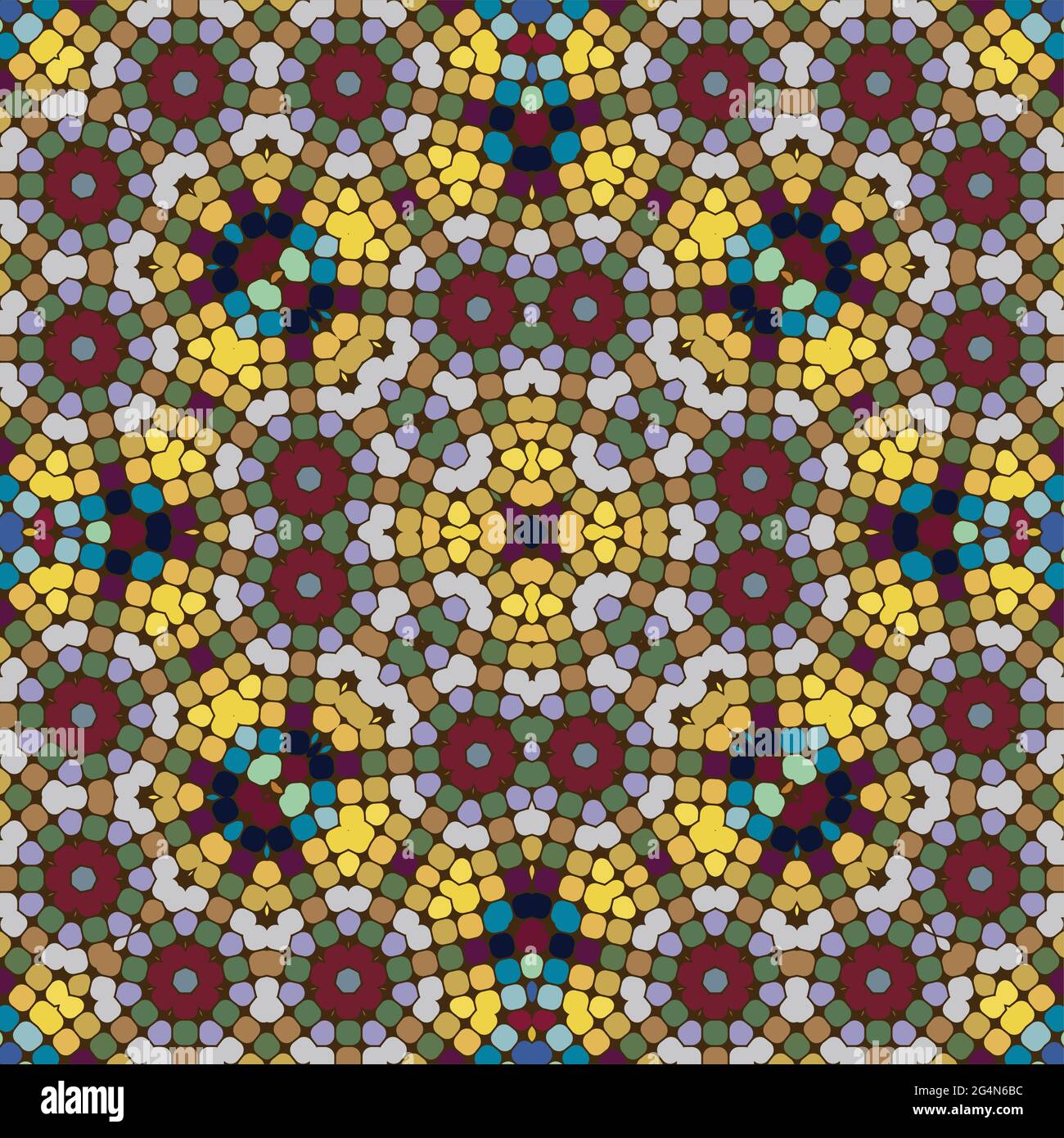 Original mosaic seamless pattern, EPS8 - vector graphics Stock Vector ...