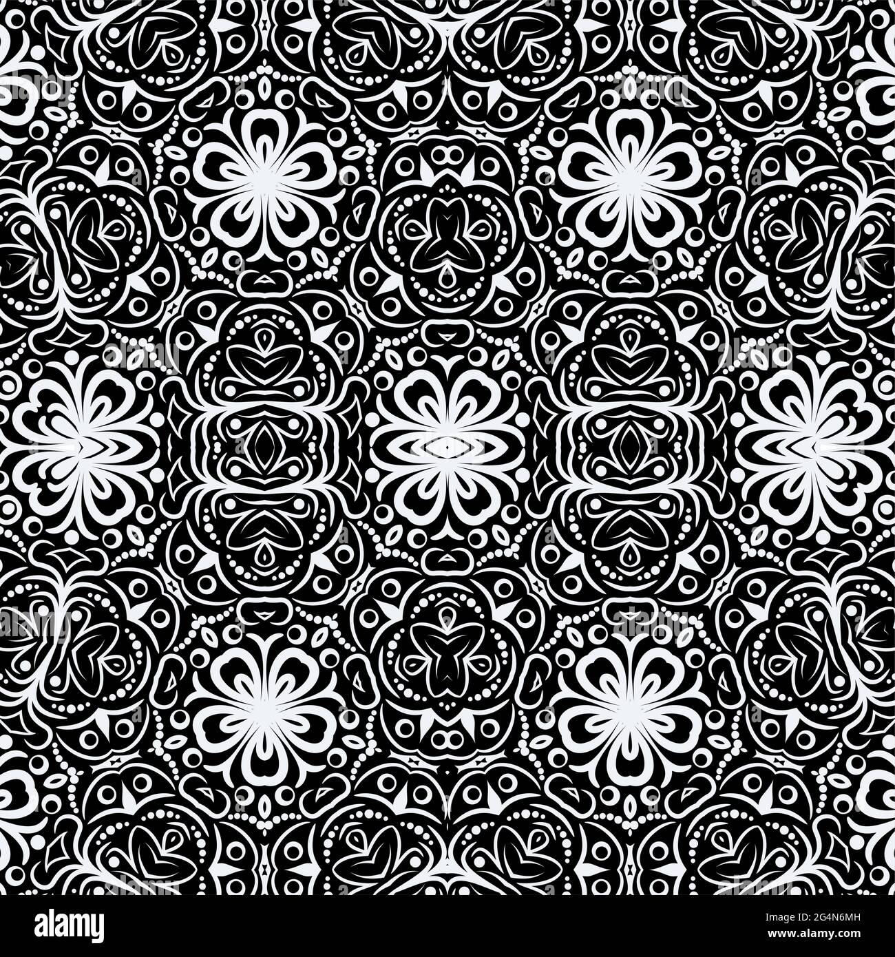 Abstract black and white seamless background, EPS8 - vector graphics ...