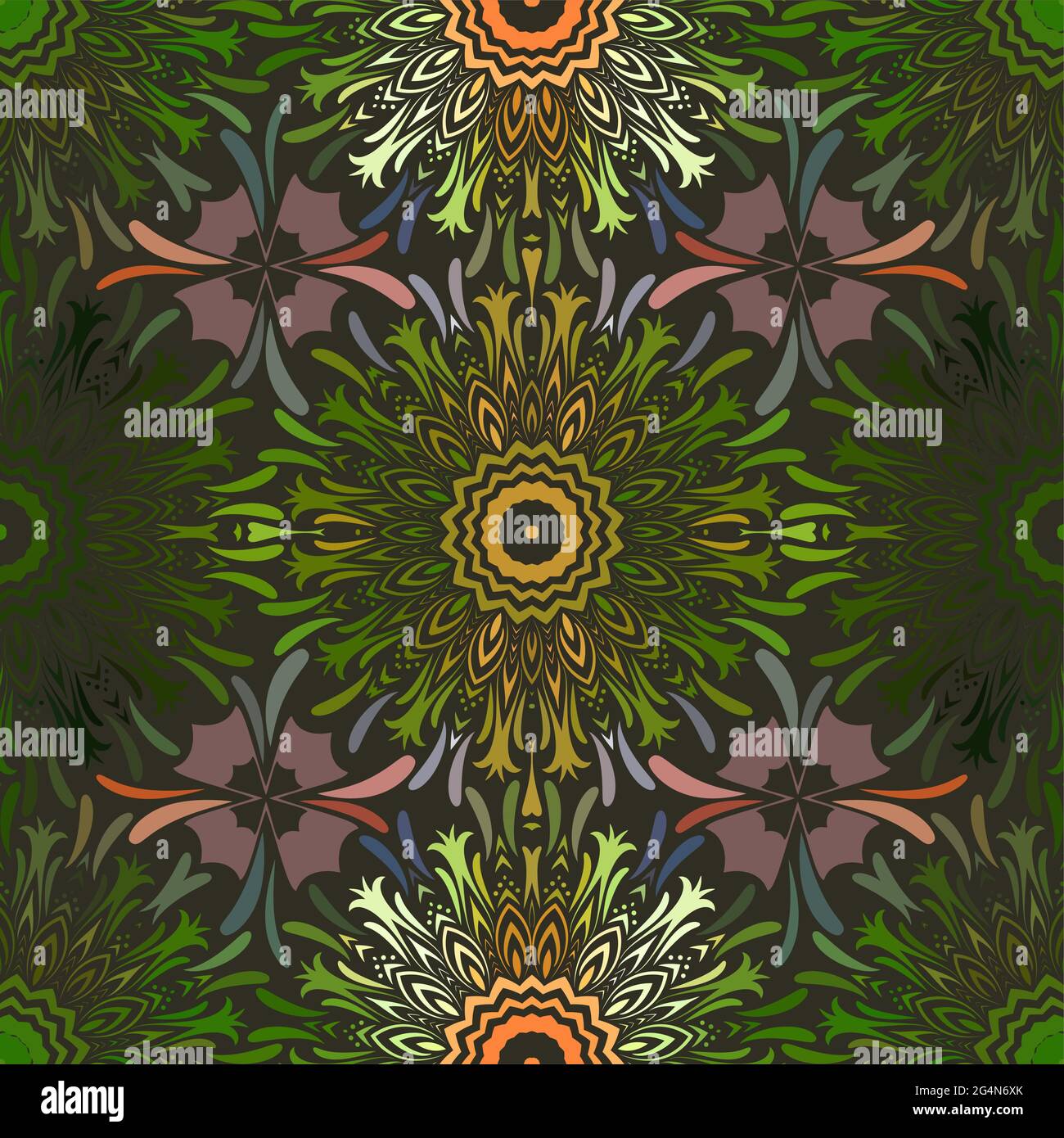 Elegant seamless pattern style Persian ornament, EPS8 - vector graphics ...