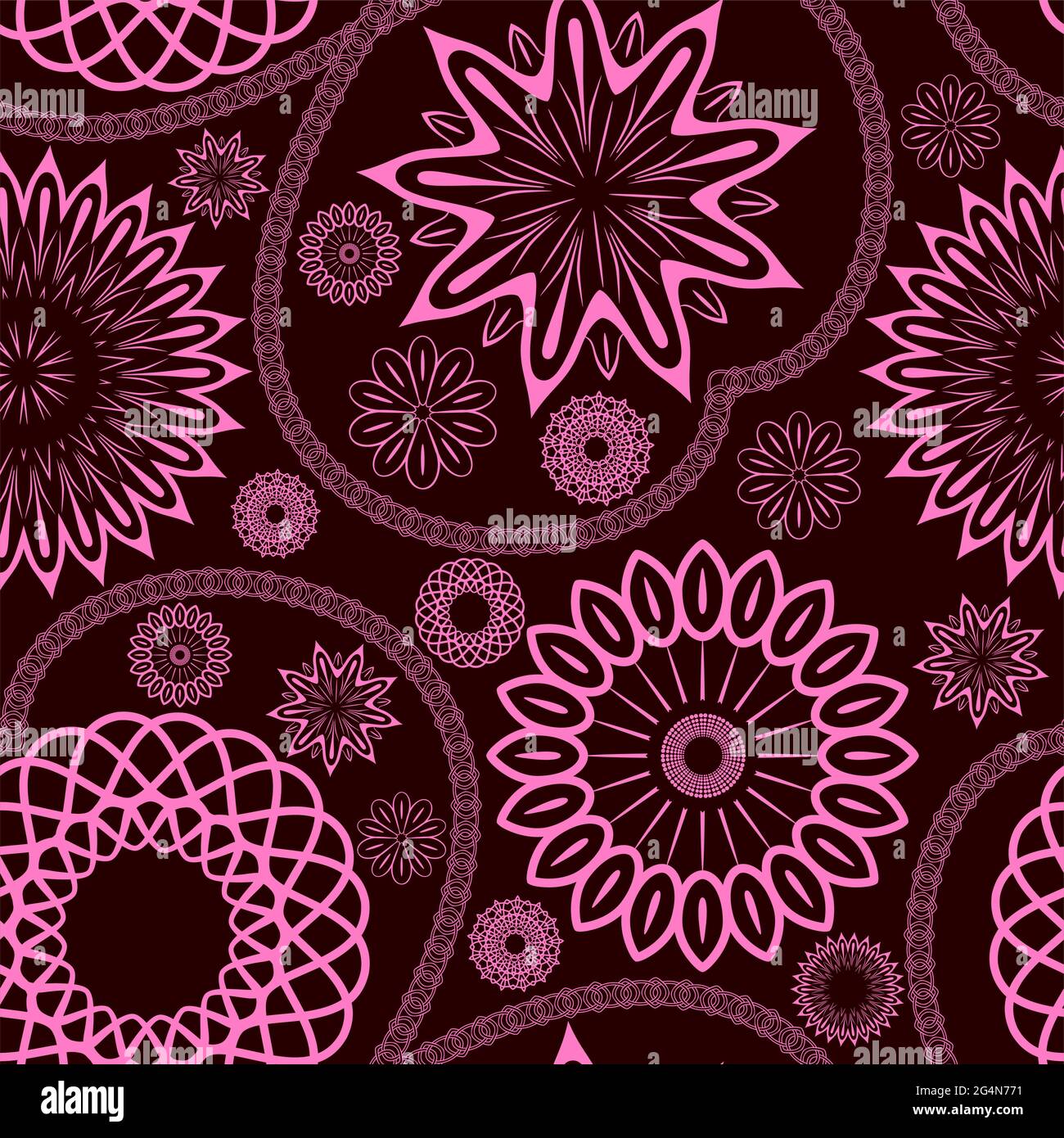 Elegant floral seamless ornament, EPS8 - vector graphics Stock Vector ...