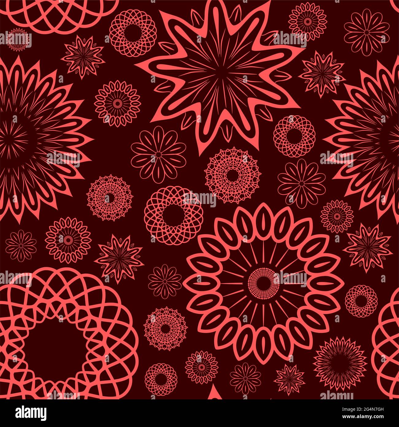 Elegant floral seamless ornament, EPS8 - vector graphics Stock Vector ...
