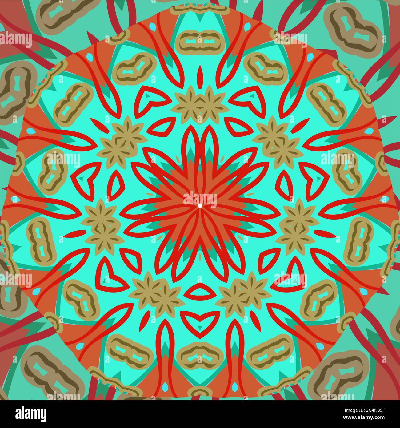 Flower elegant ornament, EPS8 - vector graphics Stock Vector Image ...