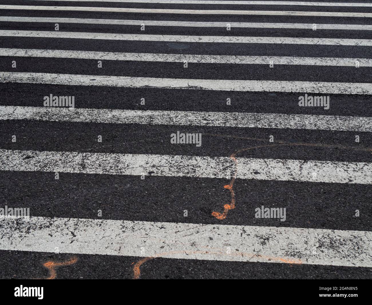 Pedestrian crosswalk pattern. Stock Photo