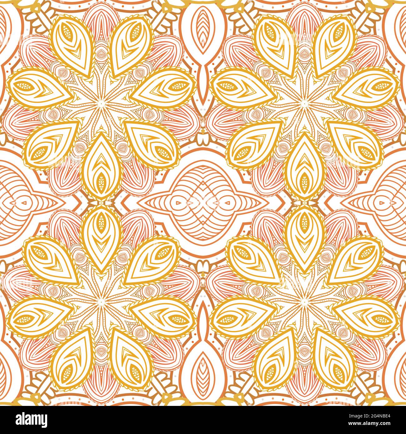 Abstract flower gentle, seamless ornament, EPS8 - vector graphics Stock ...