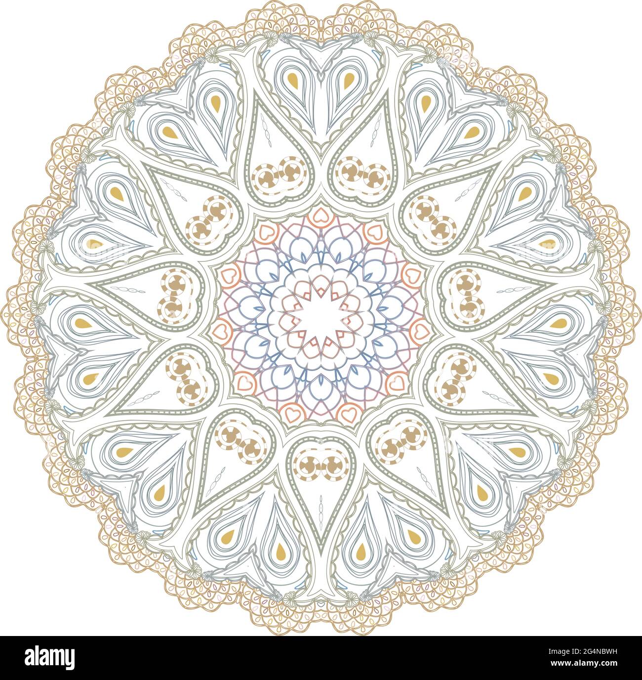 Abstract flower openwork, EPS8 - vector graphics Stock Vector Image ...