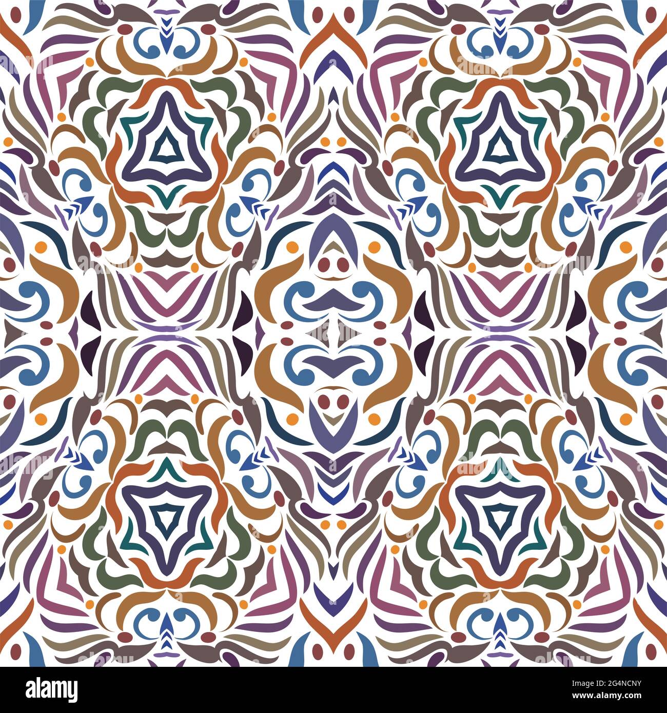 Elegant seamless ornament style Persian, EPS8 - vector graphics Stock ...