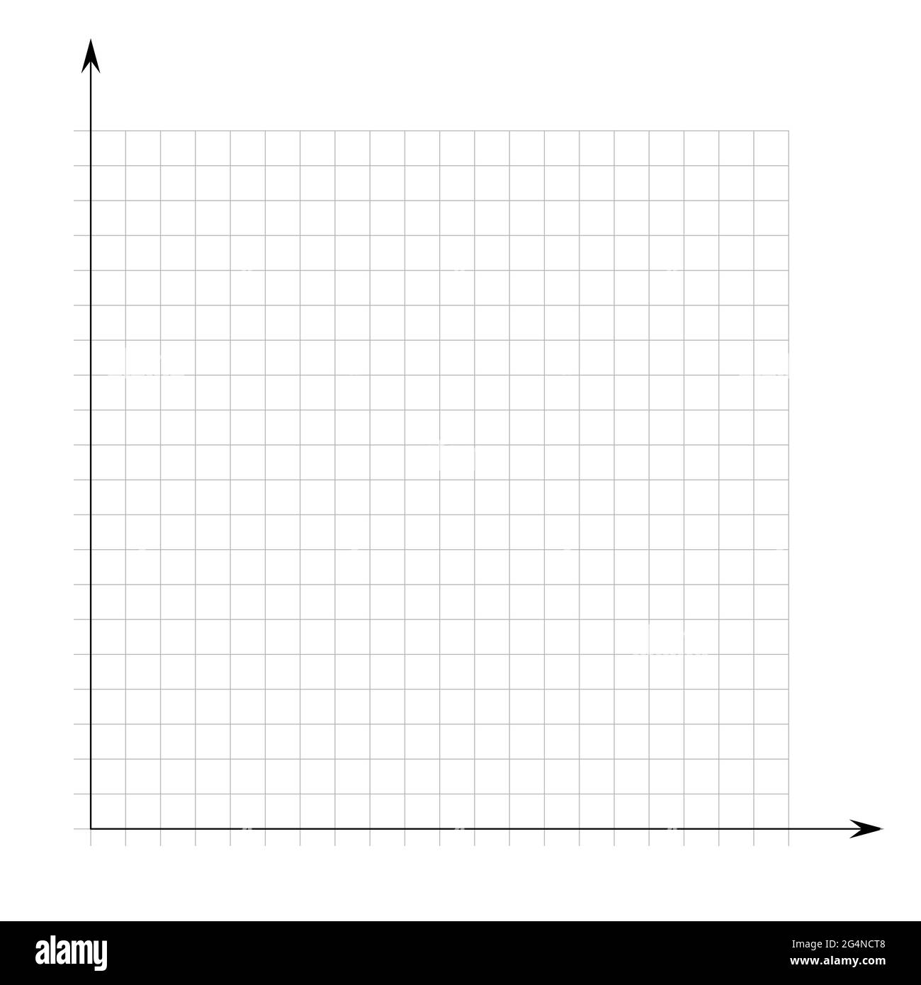 Grid paper. Mathematical graph. Cartesian coordinate system with xaxis Grid paper. Mathematical graph. Cartesian coordinate system with xaxis