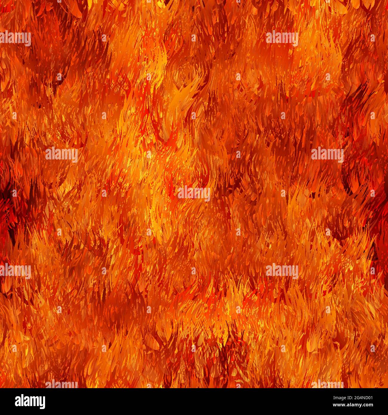 Elegant fire seamless background, EPS10 - vector graphics. Stock Vector