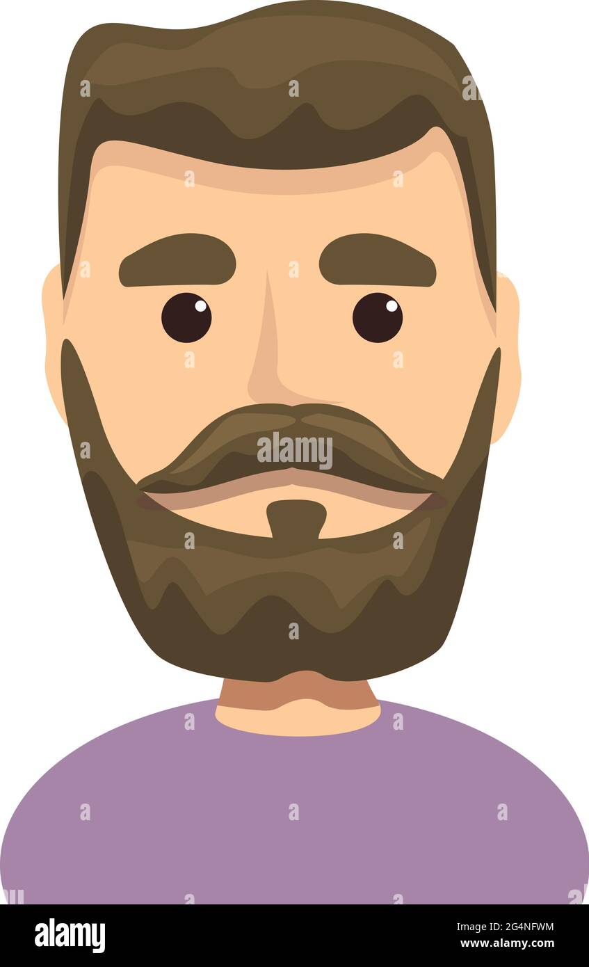 Man with beard and mustache icon. Cartoon of Man with beard and mustache vector icon for web design isolated on white background Stock Vector Image & Art - Alamy Man with beard and mustache icon. Cartoon of Man with beard and mustache vector icon for web design isolated on white background Stock Vector Image & Art - Alamy