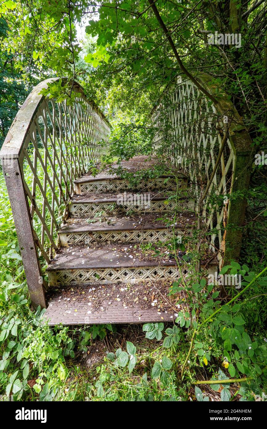 Prestongrange Museum was a mining and industrial area near Prestonpans, East Lothian, Scotland, UK Stock Photo