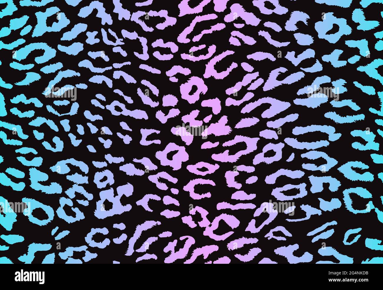 Leopard background. Seamless pattern. Cheetah Animal print. Stock Vector