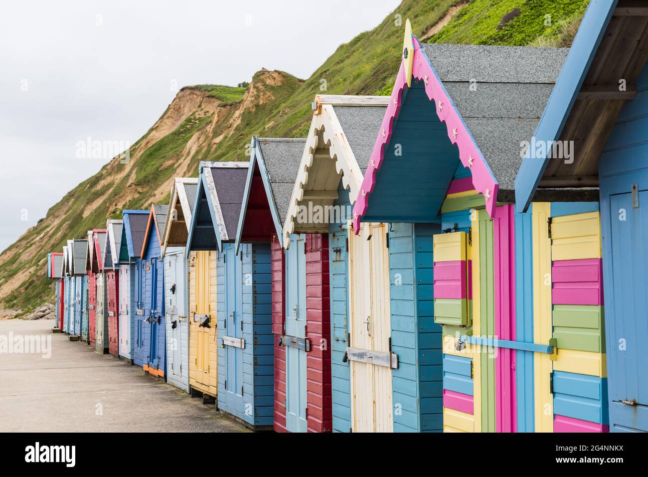 Pretty Beach Huts On Sheringham Seafront Seen In June 2021 On The North pretty-beach-huts-on-sheringham-seafront-seen-in-june-2021-on-the-north