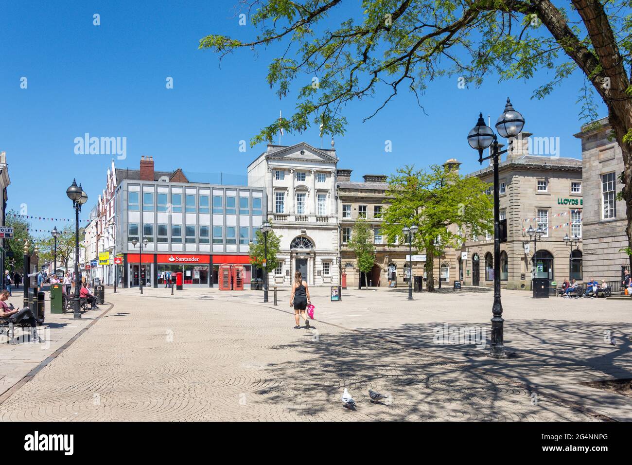 Market Square, Stafford, Staffordshire, England, United Kingdom Stock