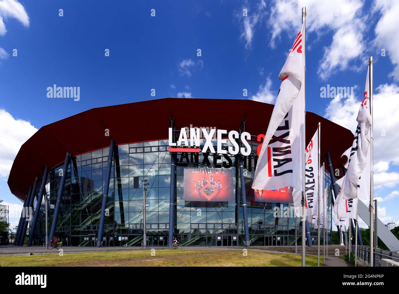 Cologne, Germany - May 31, 2021: Lanxess Arena event hall Stock Photo