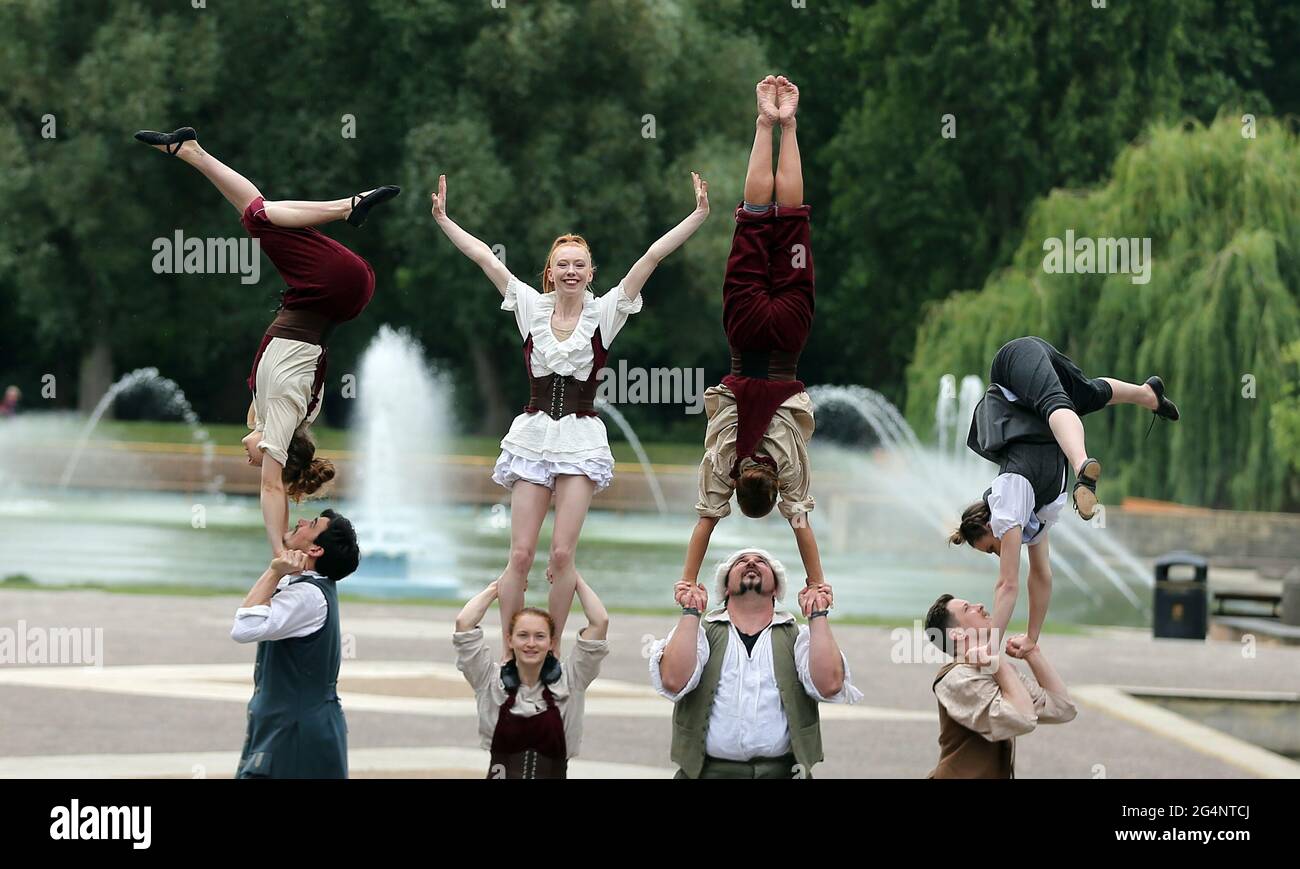 London, England, UK. 22nd June, 2021. Members of Lost in Translation
