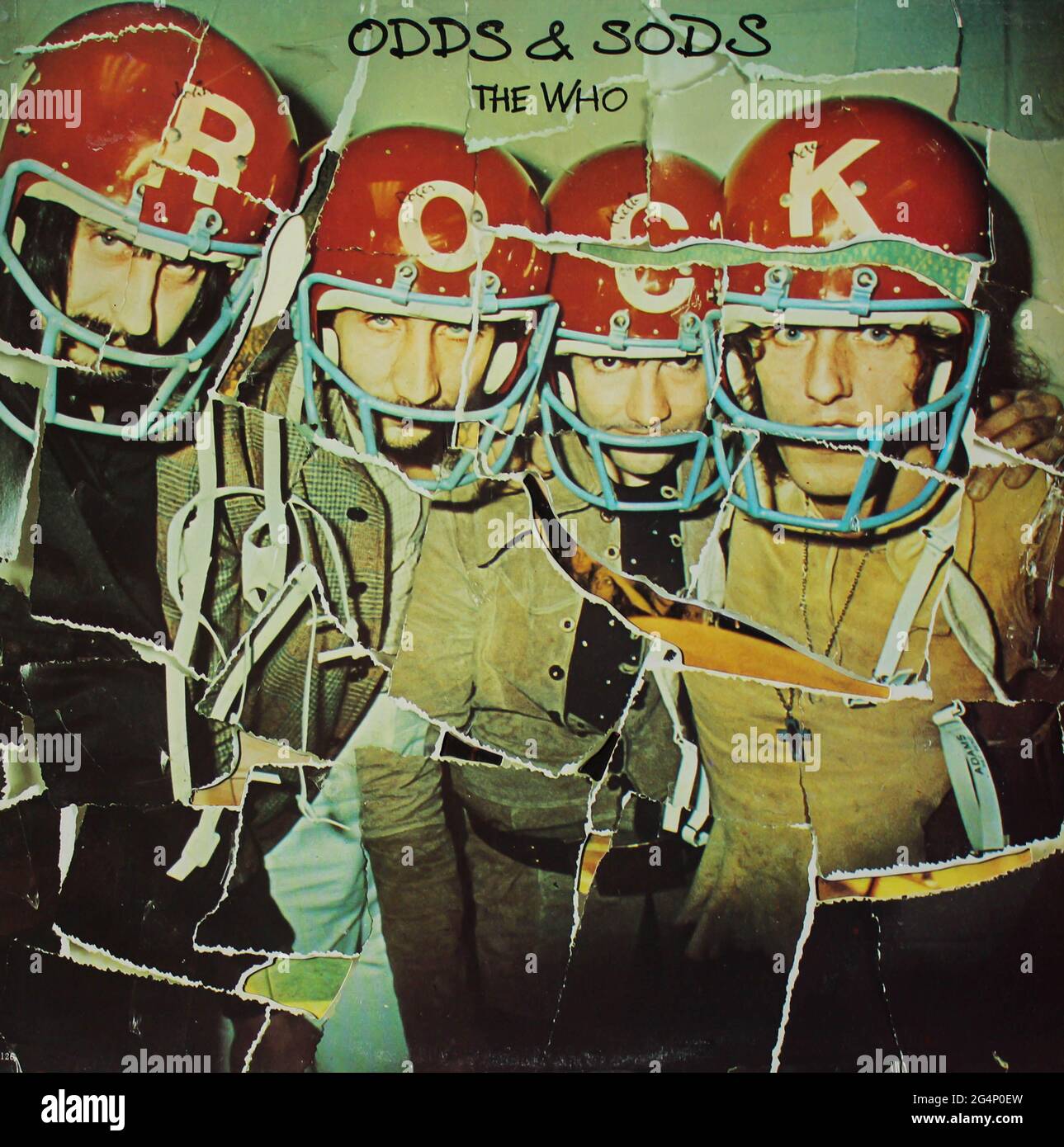 English Rock and hard rock band, The Who music album on vinyl record LP disc. Titled: Odds & Sods album cover Stock Photo