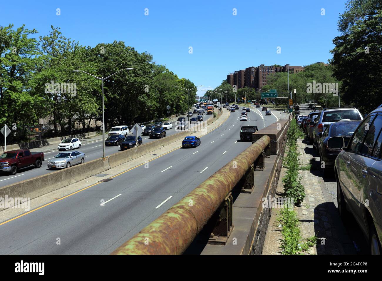 Major Deegan Expressway Bronx, New York City Stock Photo