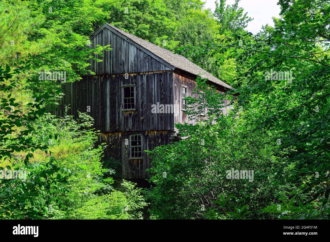 the last remaining saw mill of moore state park in paxton massachusetts