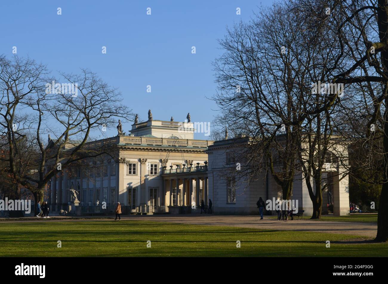 Warsaw Bath Gardens - Łazienki Warszawskie Stock Photo - Alamy