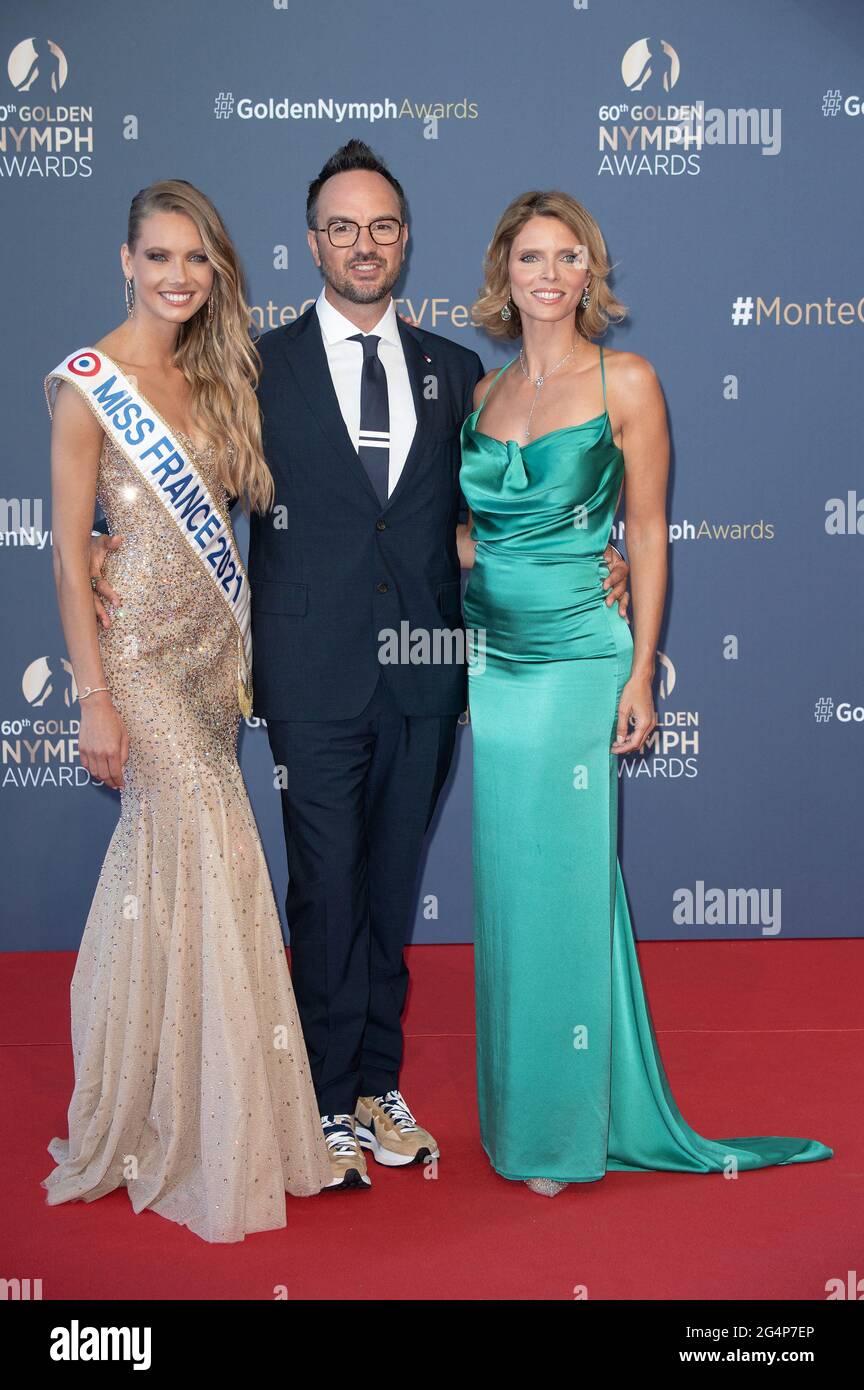 Amandine Petit, Jarry and Sylvie Tellier attend the closing ceremony of