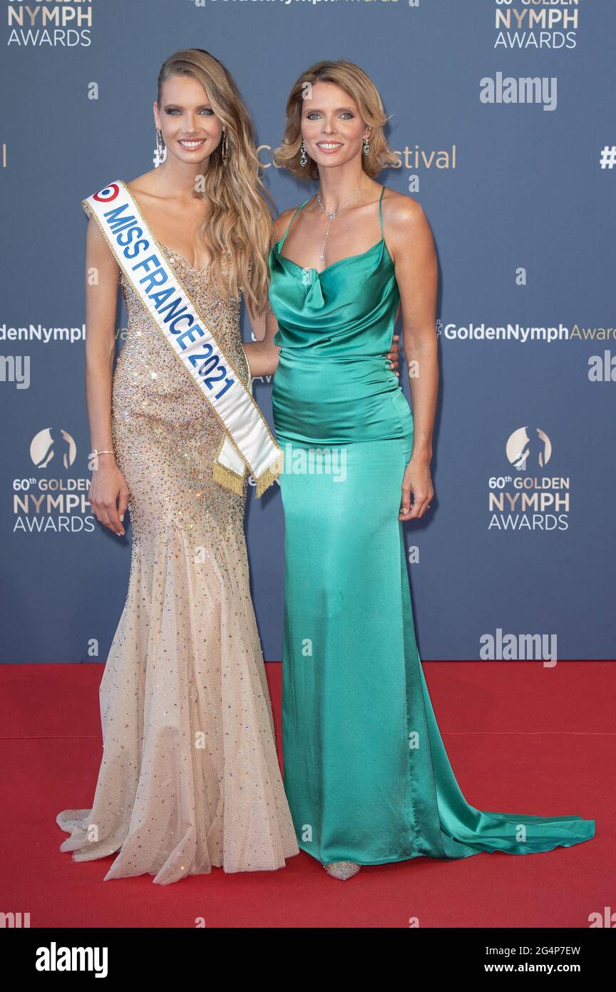 Amandine Petit and Sylvie Tellier attend the closing ceremony of the