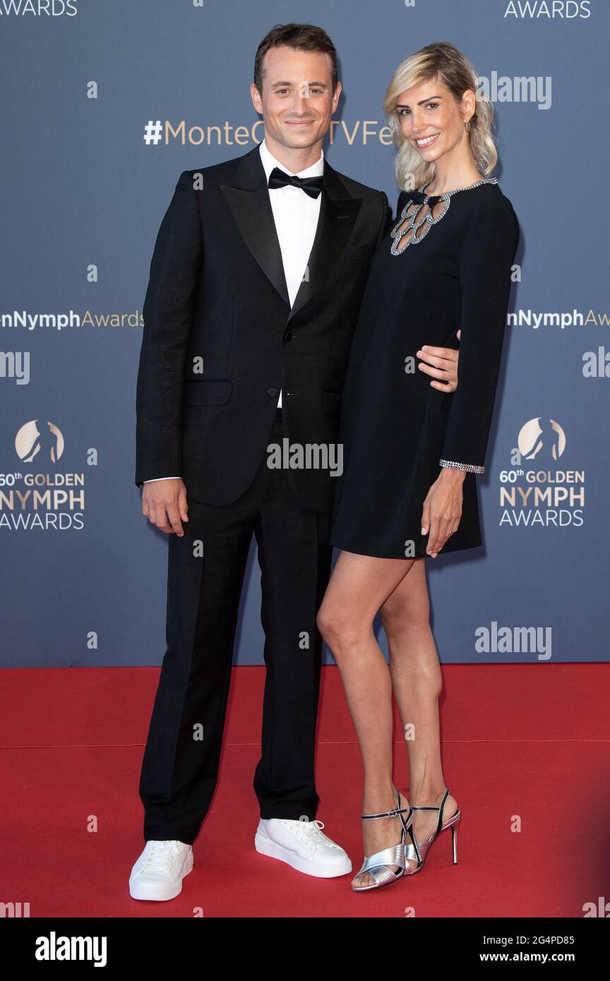 Hugo Clement and Alexandra Rosenfeld attend the closing ceremony of the