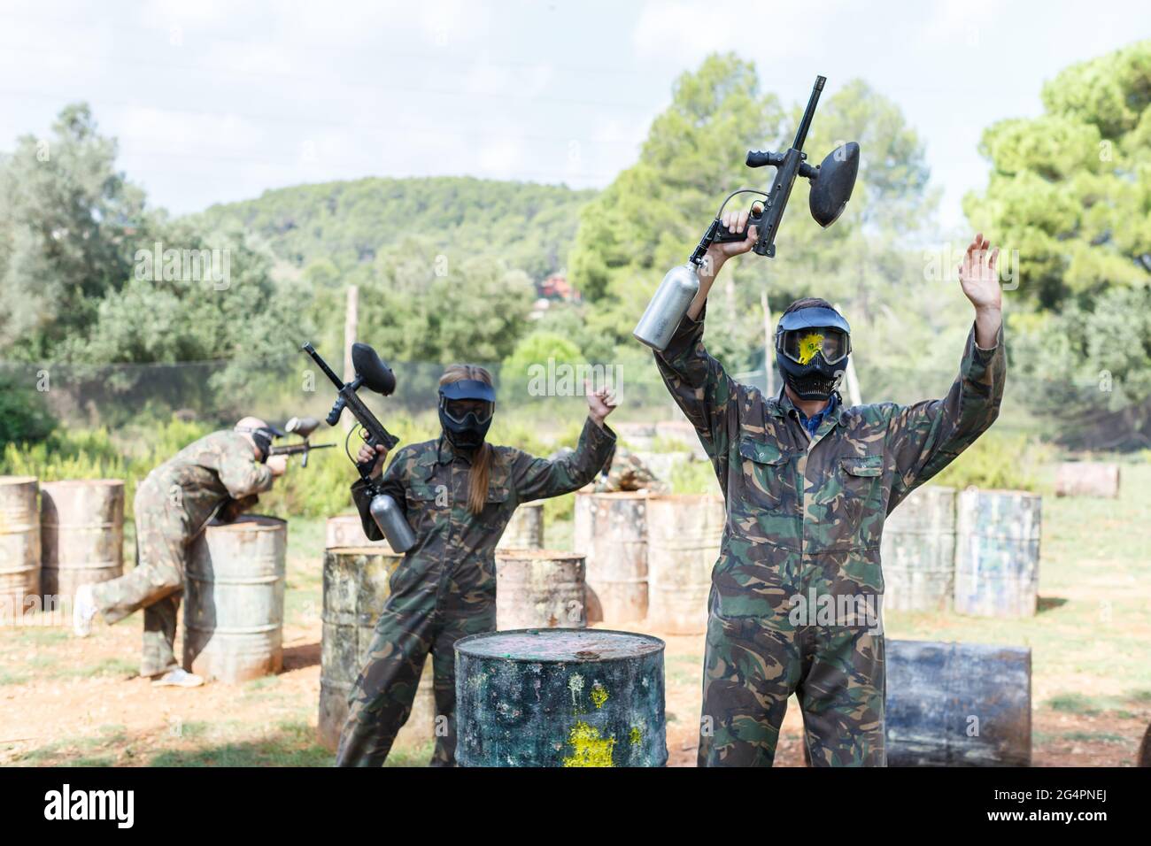 Paintball splash hires stock photography and images Alamy