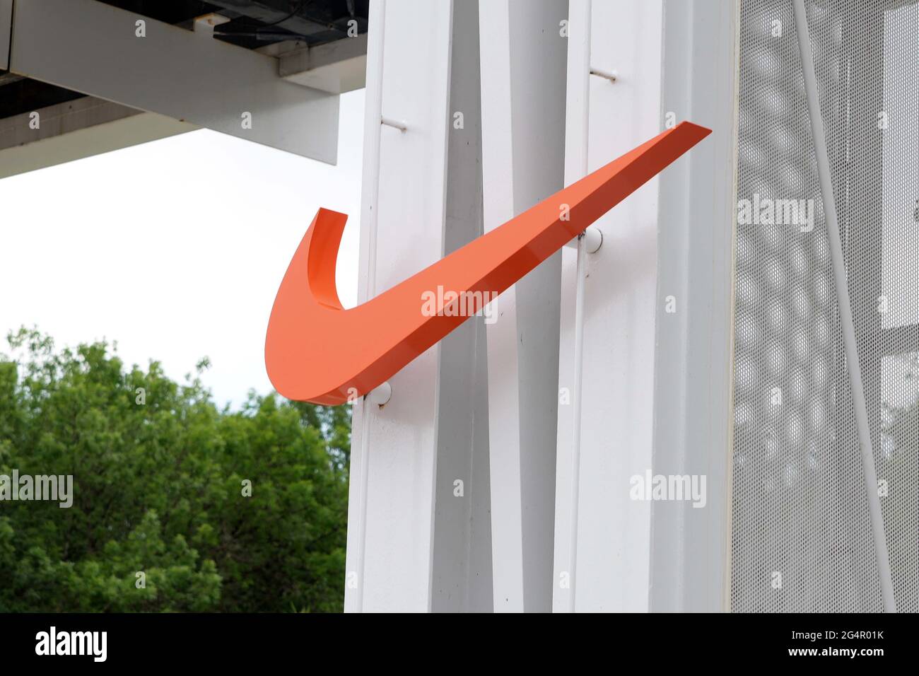 Nike Swoosh Logo High Resolution Stock Photography and Images - Alamy