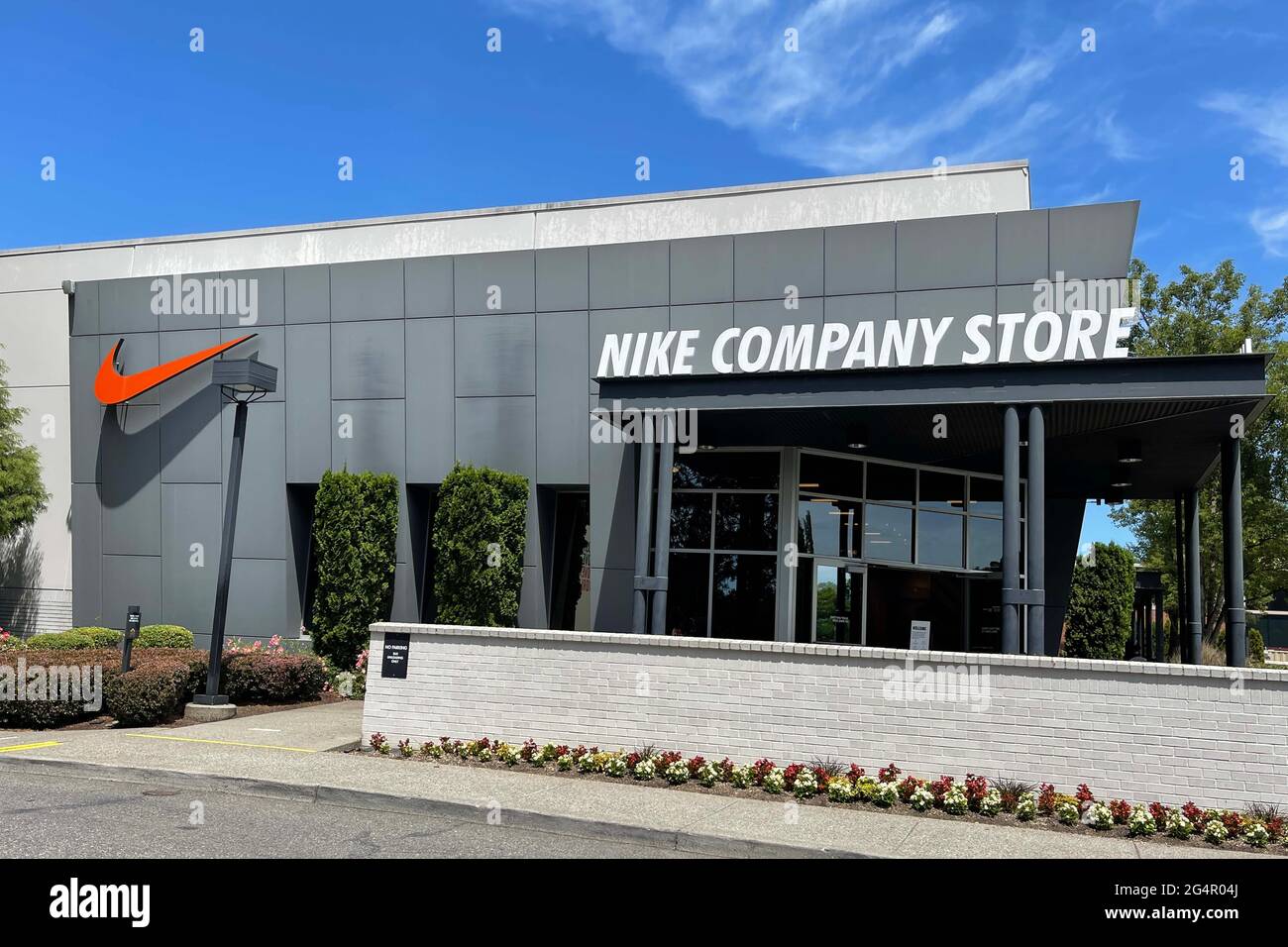 Beaverton, United States. 22nd June, 2021. The Nike Company Store, Tuesday,  June 22, 2021, in Beaverton, Ore. Photo via Credit: Newscom/Alamy Live News  Stock Photo - Alamy
