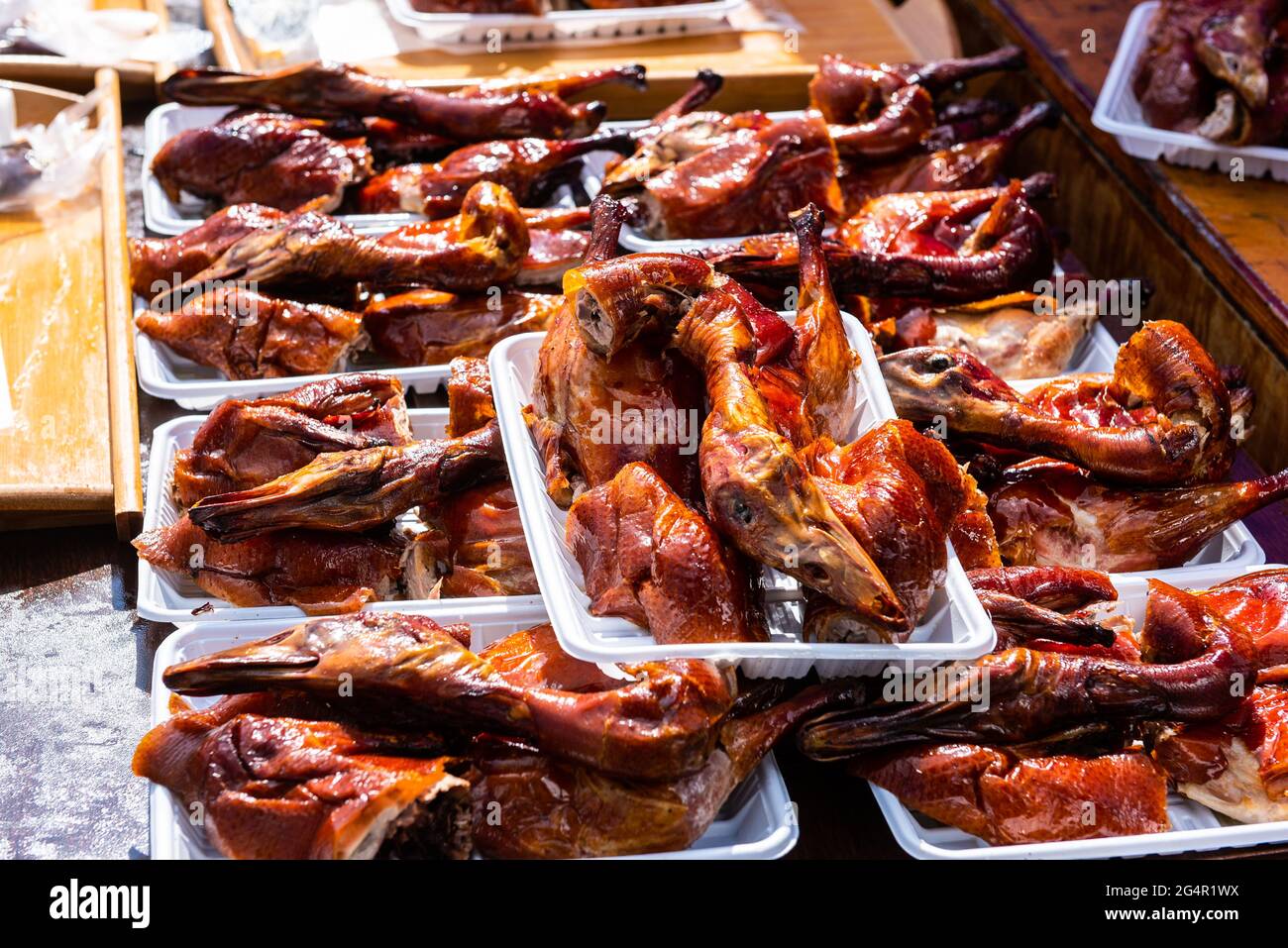 The roast duck Stock Photo - Alamy