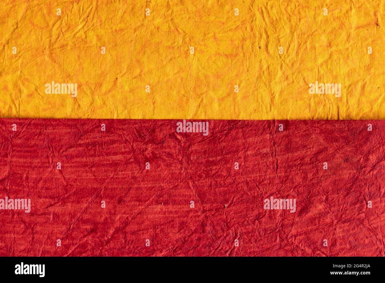 Horizontally splited background with yellow and red colour Stock Photo ...