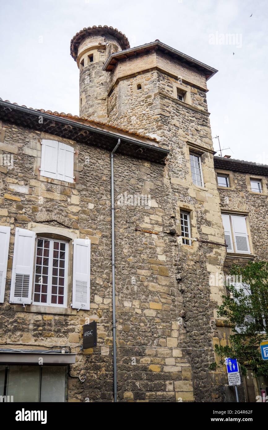 Hotel Fay de Solignac, Tournon-sur-Rhône, Ardèche, AURA Region, France Stock Photo