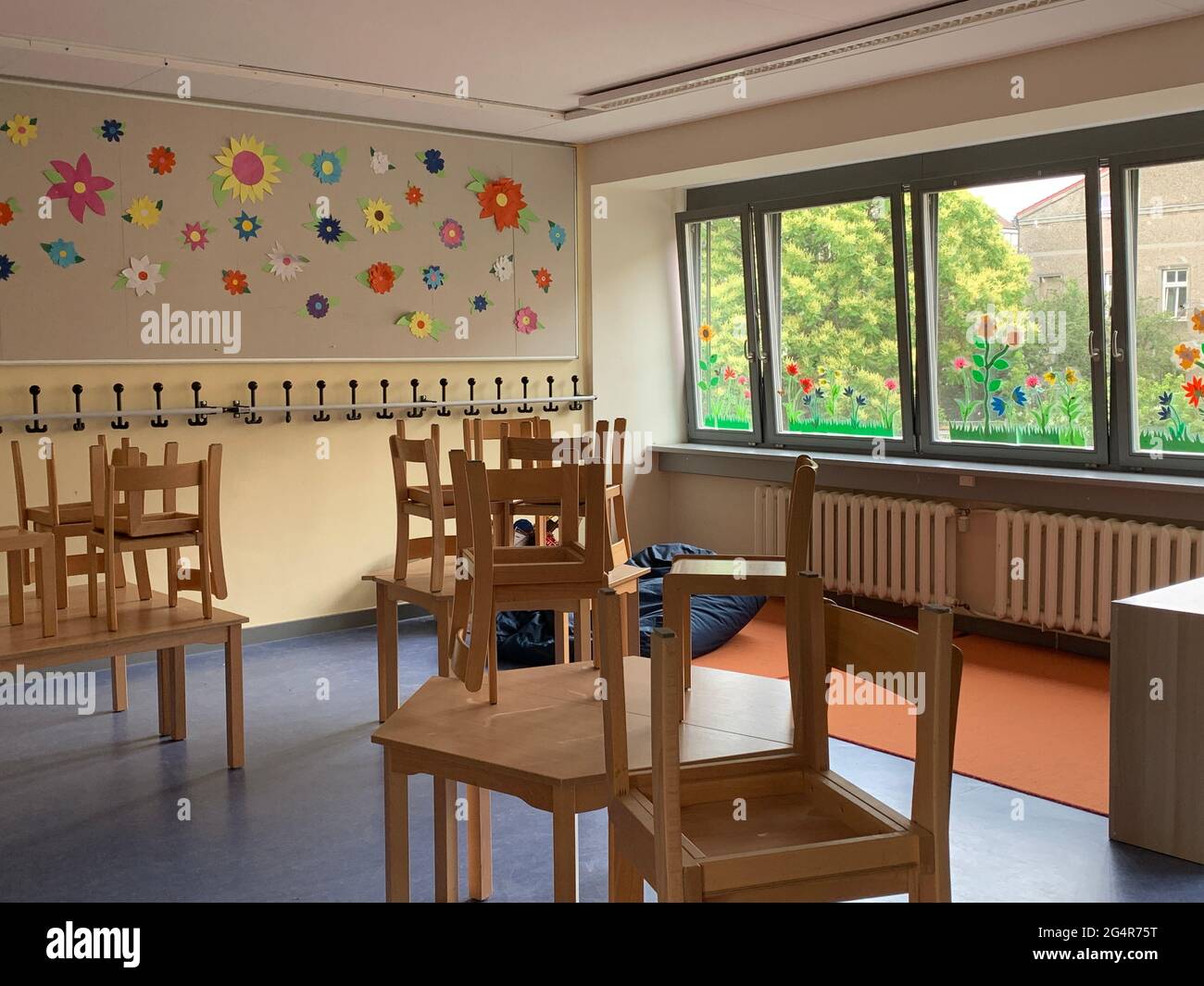 Berlin, Germany. 22nd June, 2021. In the after-school room of an ...