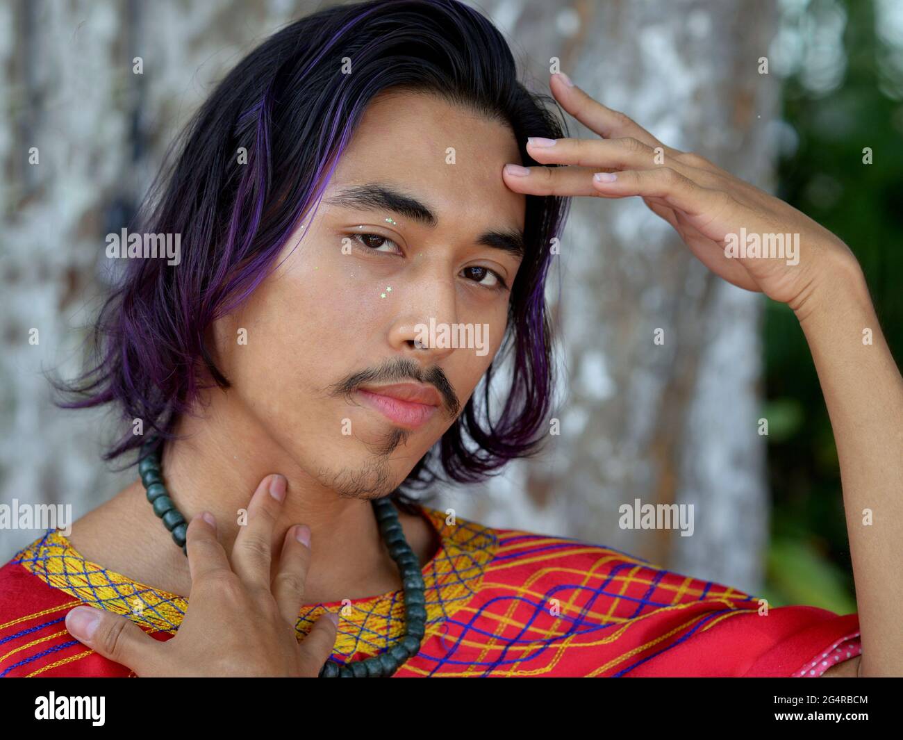 Dyed 2024 hair streaks