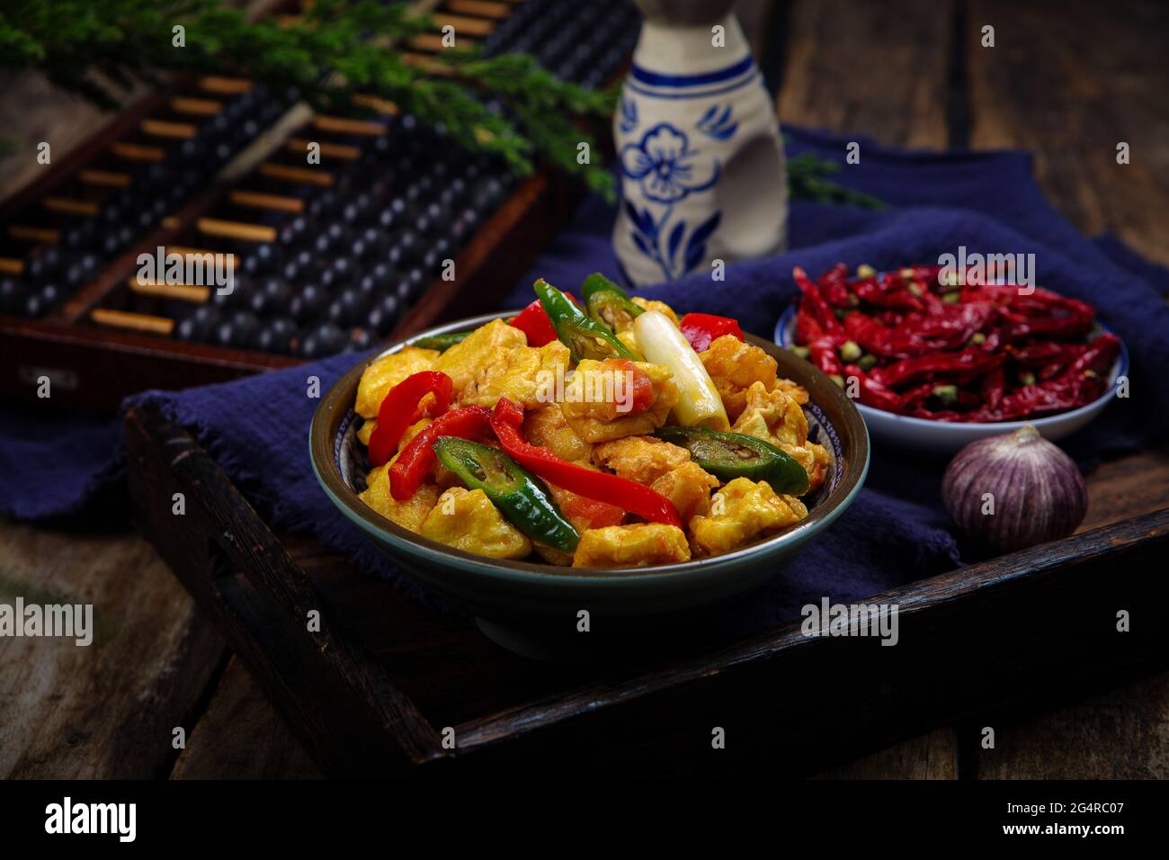 Oil Fried tofu Stock Photo Alamy