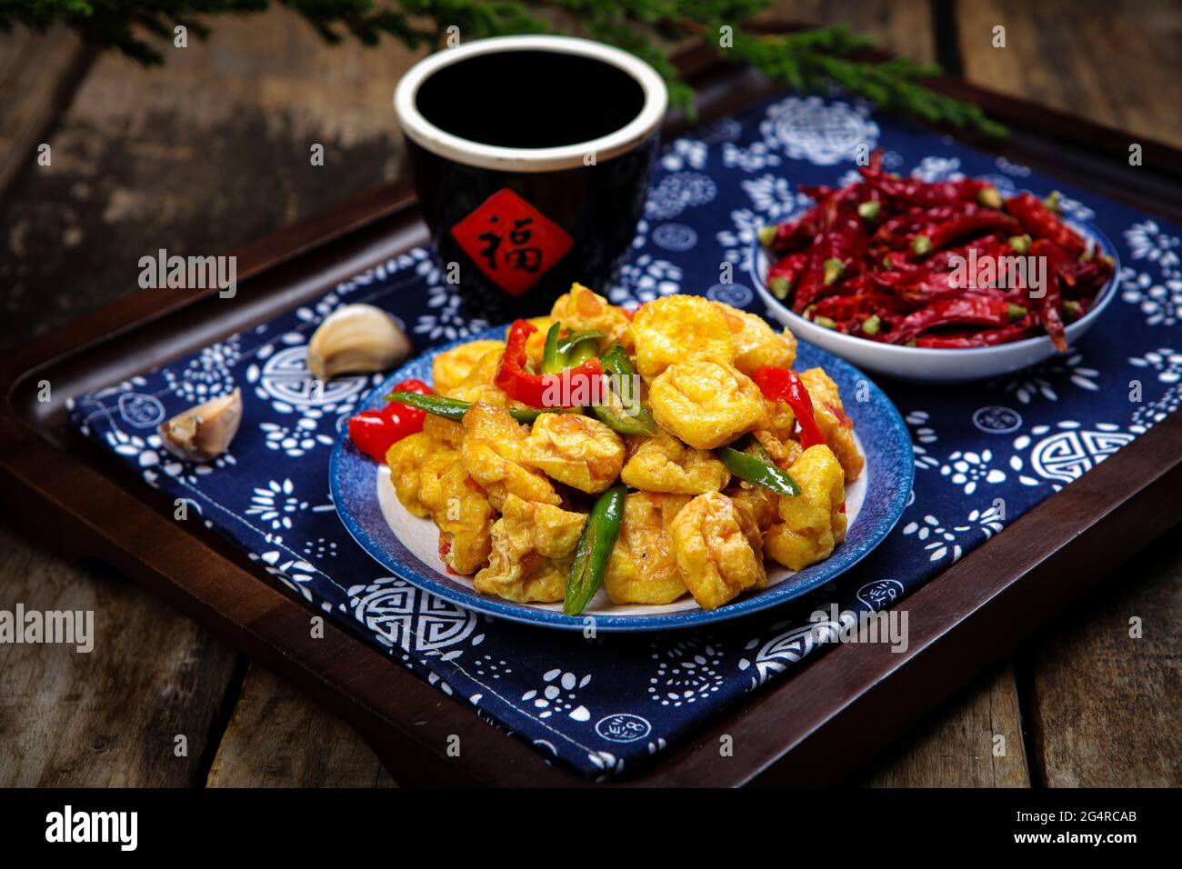 Oil Fried tofu Stock Photo Alamy