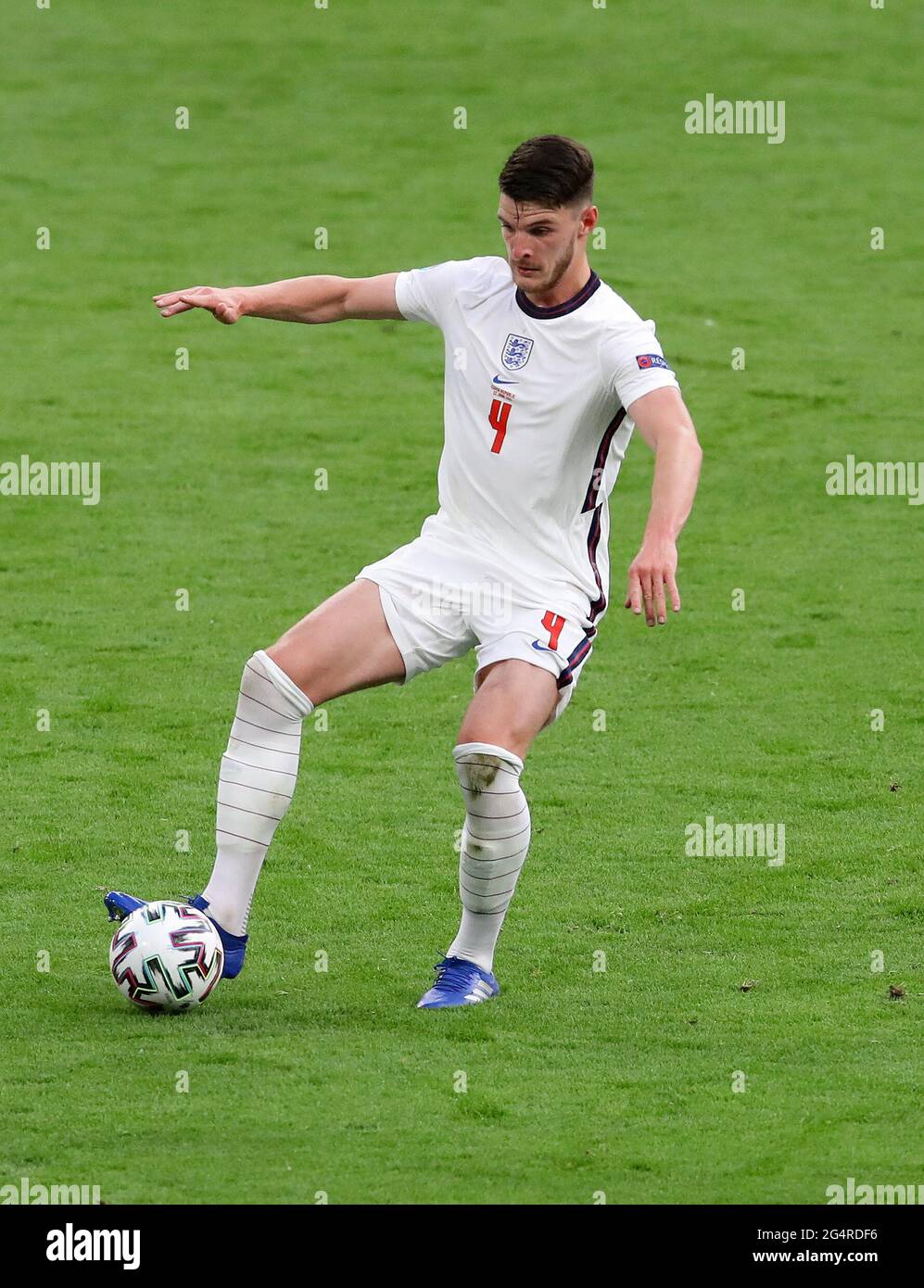 Declan Rice For England London, England, 22nd June 2021. Declan Rice of England during the UEFA ...