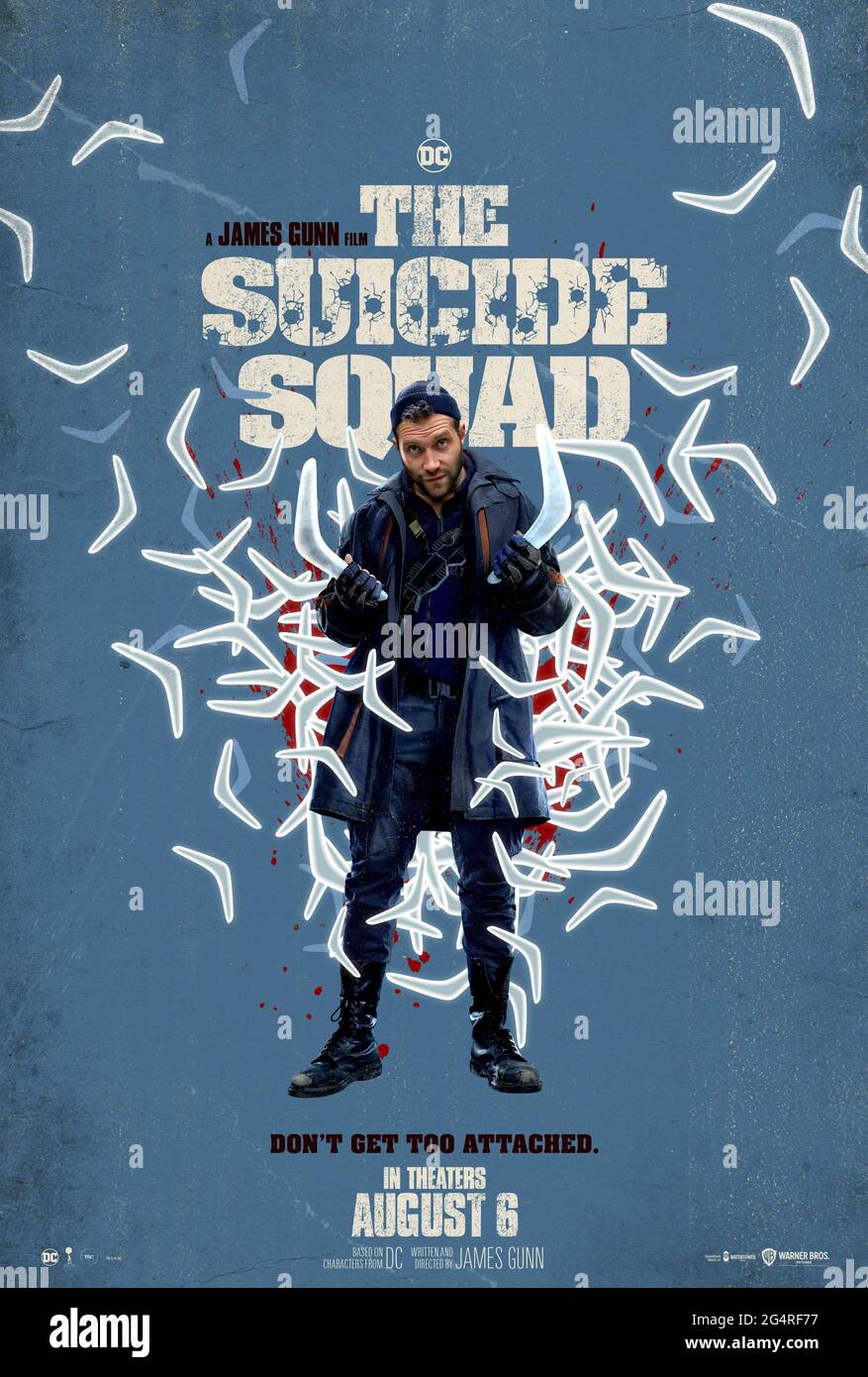 The Suicide Squad (2021) directed by James Gunn and starring Jai Courtney as Stock Photo