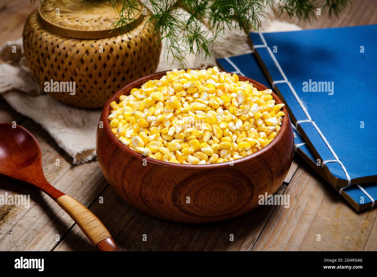 Corn kernels Stock Photo