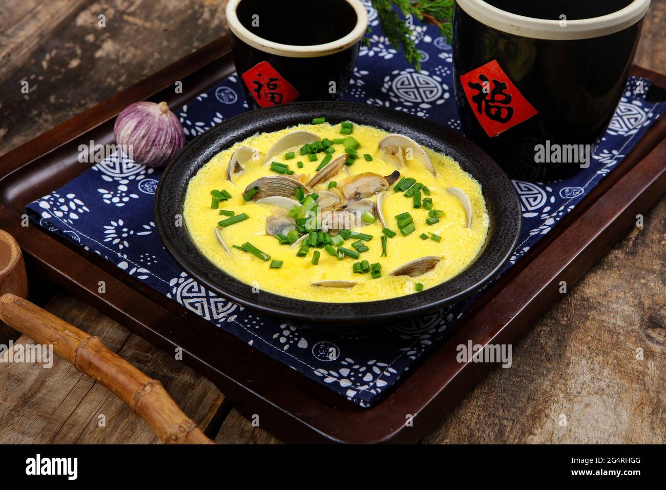 Clam steamed egg hires stock photography and images Alamy