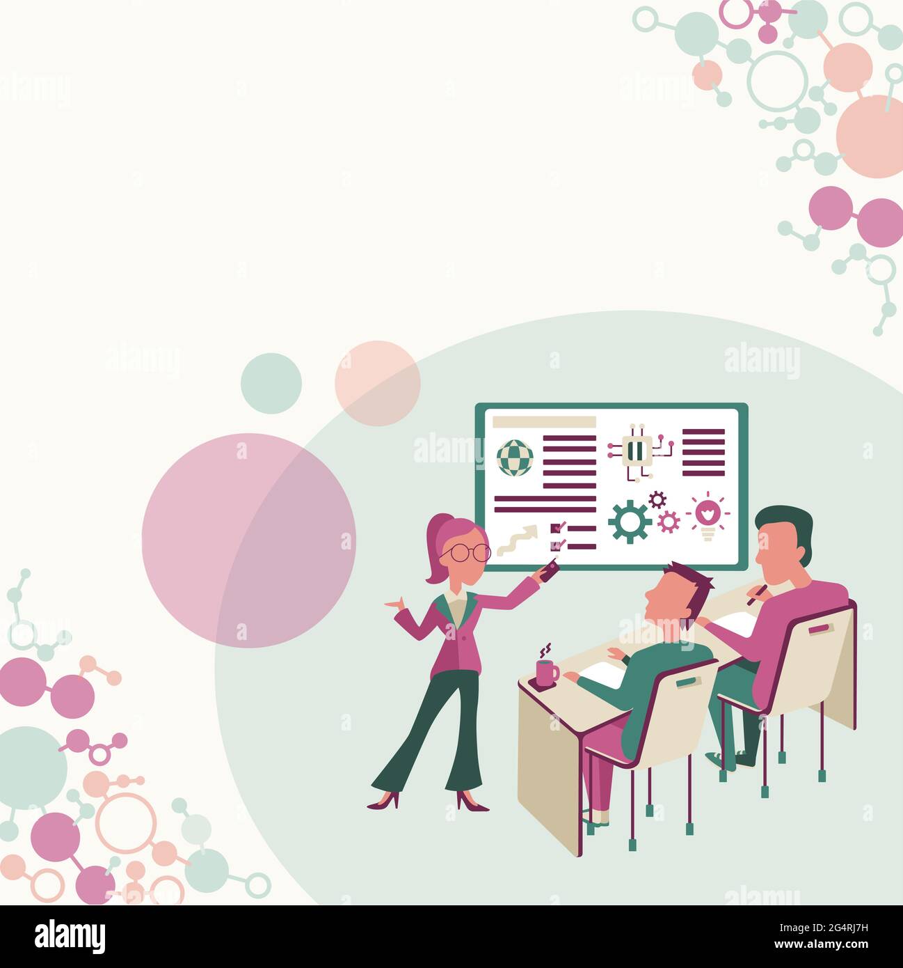 Presenting Project Report Concept Reporting Business Status Product