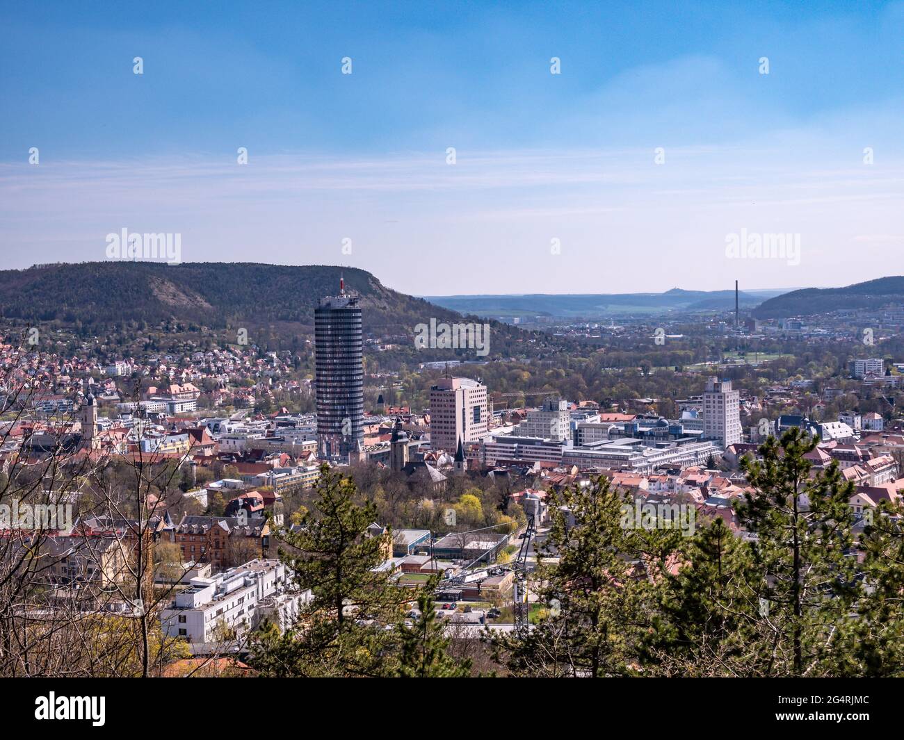 City skyline of Jena in Thuringia Stock Photo - Alamy