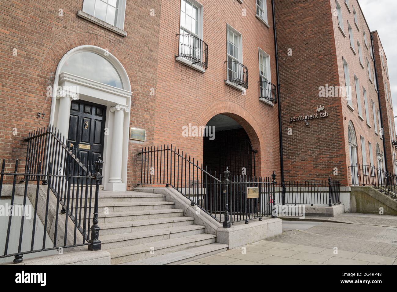 Dublin City, Dublin, Ireland, June 11th 2021. Permanent TBD Head Office Stock Photo Alamy