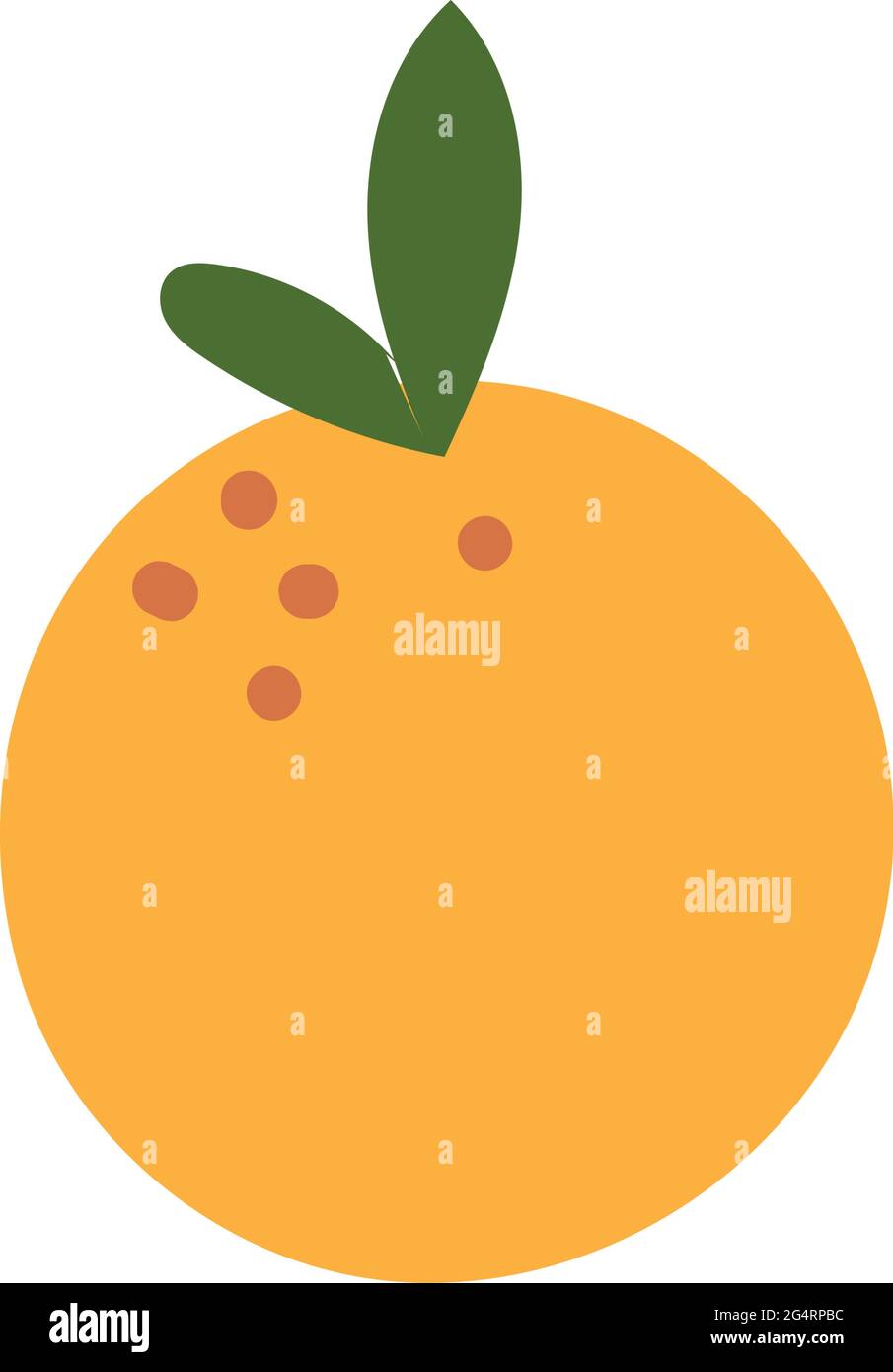 orange fresh fruit Stock Vector Image & Art - Alamy